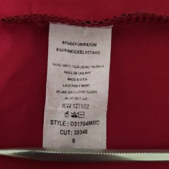 Hello Miss Pink Off Shoulder Velvet Floral Print Dress Size S - Picture 8 of 10